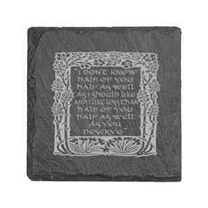 Coaster - Slate - Fantasy Quotes - SET OF 6