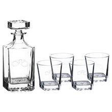 Load image into Gallery viewer, 750ml Decanter Set - Handcuffs - with four 11oz glasses
