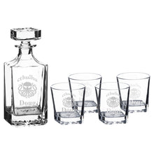 Load image into Gallery viewer, 750ml Decanter Set - PERSONALIZED - Cthulhu - with 4 11oz glasses