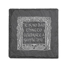 Load image into Gallery viewer, Coaster - Slate - Fantasy Quotes - SET OF 6
