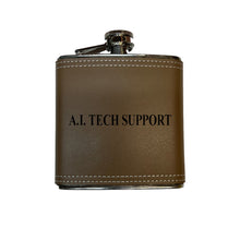 Load image into Gallery viewer, 8OZ - A.I. Tech Support - BLACK, RED, STAINLESS, OR 6OZ LEATHER
