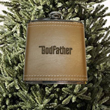 Load image into Gallery viewer, 6oz Godfather Leather flask KLB