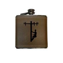 Load image into Gallery viewer, 8oz Lineman Flask