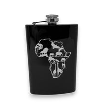 Load image into Gallery viewer, 8oz Flask - African Scene