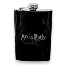 Load image into Gallery viewer, 8oz BLACK Accio Party Flask