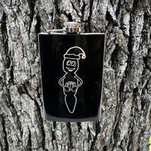 Load image into Gallery viewer, 8oz BLACK Howdy Ho Flask