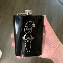 Load image into Gallery viewer, 8oz BLACK Howdy Ho Flask