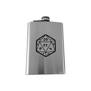 8oz D20 SS Flask