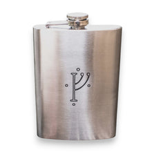 Load image into Gallery viewer, 8oz G Rune Stainless Steel Flask