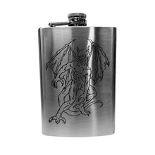 Load image into Gallery viewer, 8oz Gargoyle Stainless Steel flask