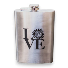 Load image into Gallery viewer, 8oz Geek Love Collection - Anti-Possession Stainless Steel Flask