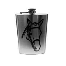 Load image into Gallery viewer, 8oz Horse Stainless Steel Hip Flask