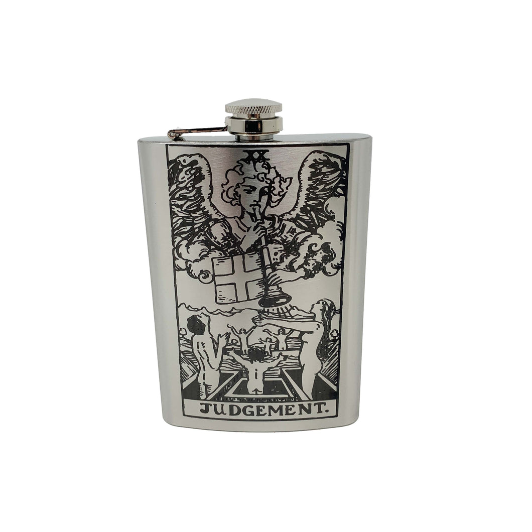 8oz - Judgement Tarot Card - SS Flask