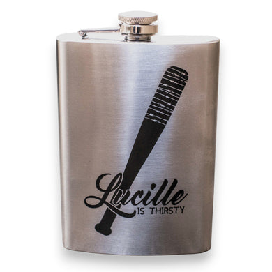 8oz Lucille is Thirsty Stainless Steel Flask