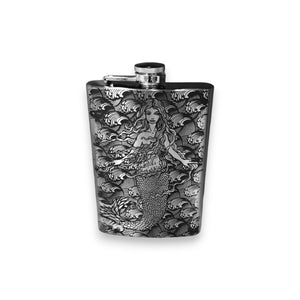 8oz Mermaid Stainless Steel Flask