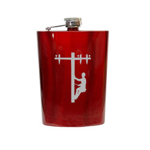 Load image into Gallery viewer, 8oz Lineman Flask