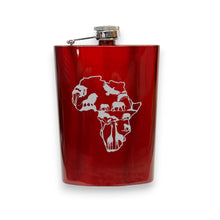 Load image into Gallery viewer, 8oz Flask - African Scene