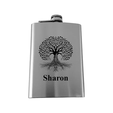 8oz - CUSTOM - PERSONALIZED - Celtic Tree of Life Flask