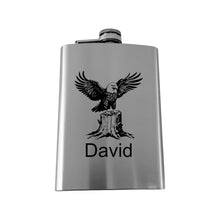 Load image into Gallery viewer, 8oz - CUSTOM - PERSONALIZED - American Eagle on Stump