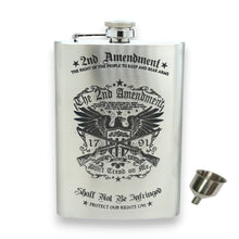 Load image into Gallery viewer, 8oz - Stainless Steel - 2nd Amendment