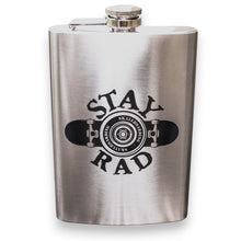 Load image into Gallery viewer, 8oz Stay Rad Stainless Steel Flask