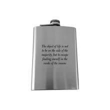 Load image into Gallery viewer, 8oz The Object of life Marcus Aurelius SS Flask