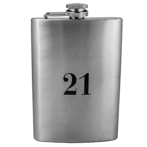 8oz 21 Flask Stainless Steel