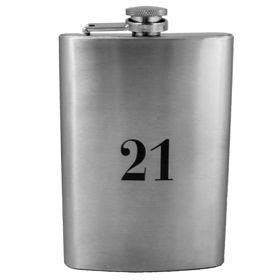 8oz 21 Flask Stainless Steel