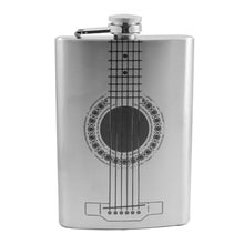 Load image into Gallery viewer, 8oz Acoustic Guitar Stainless Steel Flask