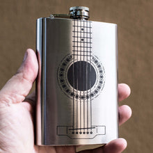 Load image into Gallery viewer, 8oz Acoustic Guitar Stainless Steel Flask