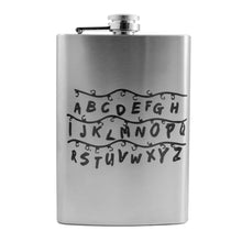 Load image into Gallery viewer, 8oz Alphalights Stainless Steel Flask