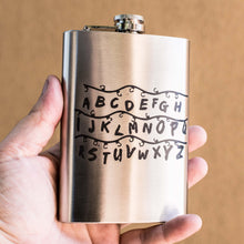 Load image into Gallery viewer, 8oz Alphalights Stainless Steel Flask