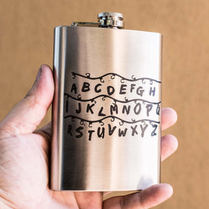 8oz Alphalights Stainless Steel Flask