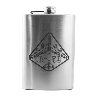 8oz B52 Bomber Stainless Steel Flask