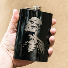 Load image into Gallery viewer, 8oz BLACK Zombie Flask