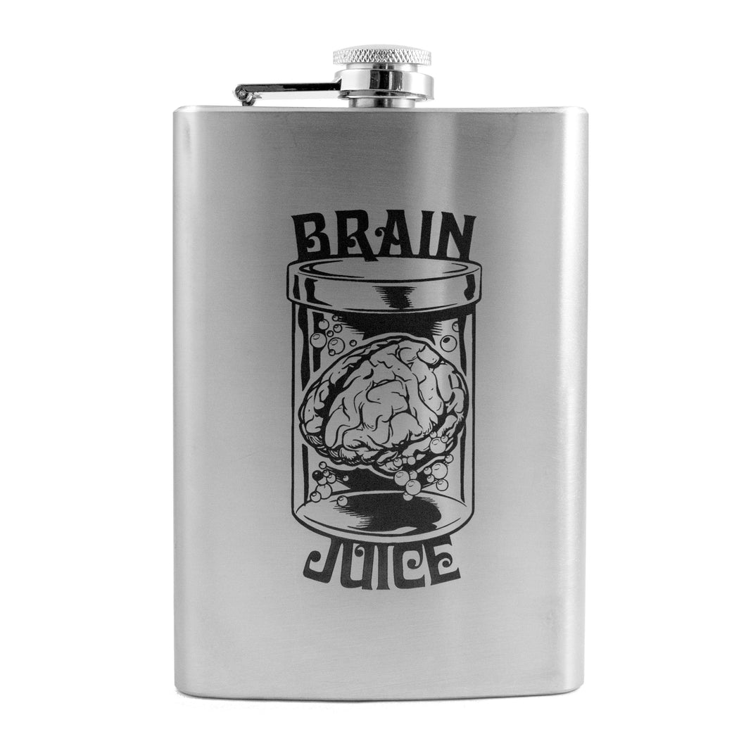 8oz Brain Juice Stainless Steel Flask