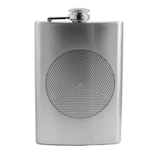 Load image into Gallery viewer, 8oz Circle Triangle Design Stainless Steel Flask