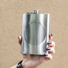 Load image into Gallery viewer, 8oz Circle Triangle Design Stainless Steel Flask