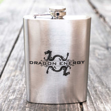 Load image into Gallery viewer, 8oz Dragon Energy Stainless Steel Flask