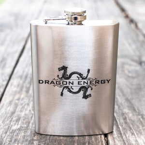 8oz Dragon Energy Stainless Steel Flask