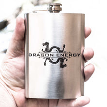 Load image into Gallery viewer, 8oz Dragon Energy Stainless Steel Flask