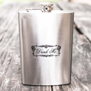 8oz Drink Me Flask