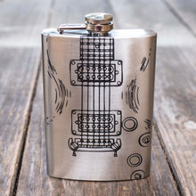 Load image into Gallery viewer, 8oz Electric Guitar Stainless Steel Flask