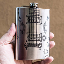 Load image into Gallery viewer, 8oz Electric Guitar Stainless Steel Flask