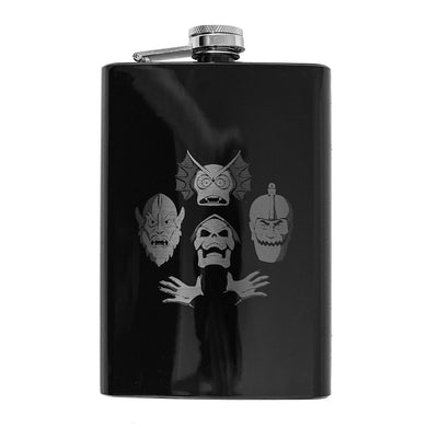 8oz BLACK Eternia Rhapsody Flask