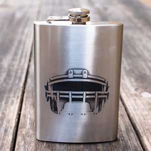 8oz Football Helmet Stainless Steel Flask