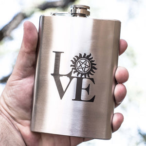 8oz Geek Love Collection - Anti-Possession Stainless Steel Flask