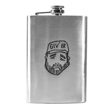 Load image into Gallery viewer, 8oz Giver Stainless Steel Flask