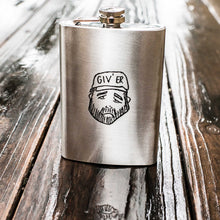 Load image into Gallery viewer, 8oz Giver Stainless Steel Flask