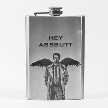 Load image into Gallery viewer, 8oz Hey Assbutt Stainless Steel Flask